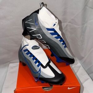 Nike Vapor Cleats - Black, White, Blue